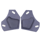 Alpinestars Supertech R10 Ear Pads Set, akcesorium do kasku, szary, para symetrycznych wyściełanych wkładek o miękkiej teksturze materiału z wycięciami montażowymi, oficjalne części zamienne do kasków S-R10