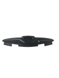 Alpinestars S-R7 Breath Deflector, akcesorium do kasku motocyklowego, czarna konstrukcja z TPU, widok z przodu