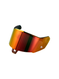 Alpinestars Absolute Vision Shield V2, zamienny wizjer motocyklowy do kasków z wykończeniem w kolorze czerwonym lustrzanym