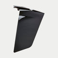 Alpinestars Supertech R10 Solid Race Spoiler, akcesorium do kasku, czarny błyszczący, aerodynamiczna część zamienna z polerowanym wykończeniem i białym detalem logo