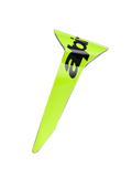 Alpinestars Supertech R10 Arius Standard Spoiler, akcesorium do kasku motocyklowego, neonowy żółty i czarny, aerodynamiczny element wyścigowy o smukłym profilu i wyrazistej grafice, część zamienna do kasków S-R10