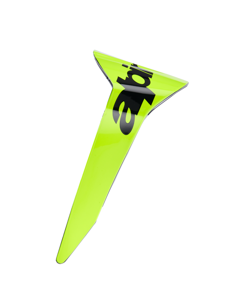 Alpinestars Supertech R10 Arius Standard Spoiler, Motorcycle Helmet Rear Spoiler, Yellow-Green and Black, Aerodynamic Racing Component