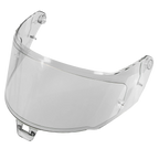 Alpinestars Supertech R10 AFHS-01 Shield, Replacement Helmet Visor, Photochromic, clear curved plastic design with attachment mechanisms, compatible with S-R10 racing helmets, UV protected and scratch resistant finish