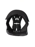 Alpinestars S-M3 Crown Pad, wymienna wyściółka do kasku motocyklowego, czarno-szara, perforowana konstrukcja wentylacyjna, piankowa wyściółka z siatką, ergonomiczna amortyzacja wewnętrzna dla komfortu i ochrony