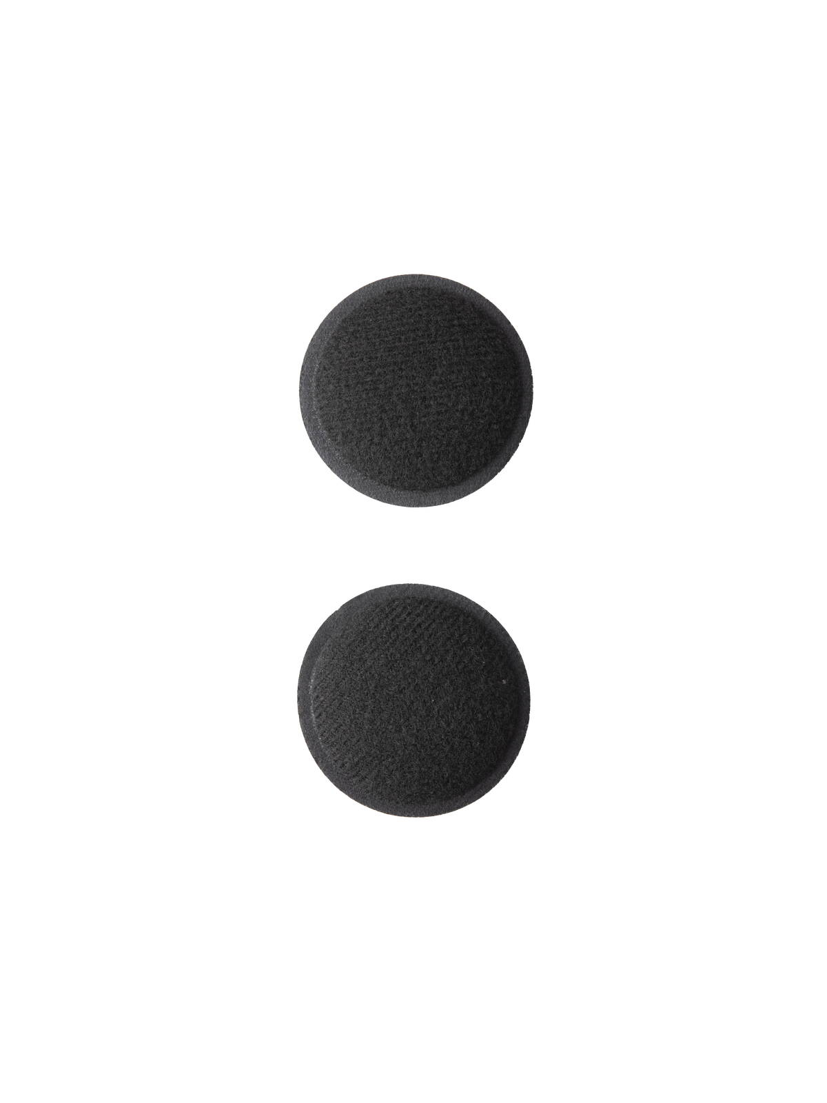 Alpinestars S-M7 Ear Pads Set, czarne wymienne wkładki wewnętrzne do kasku, okrągłe piankowe wyściółki z miękką tkaniną syntetyczną, przeznaczone do kasków motocrossowych S-M7, materiał odprowadzający wilgoć