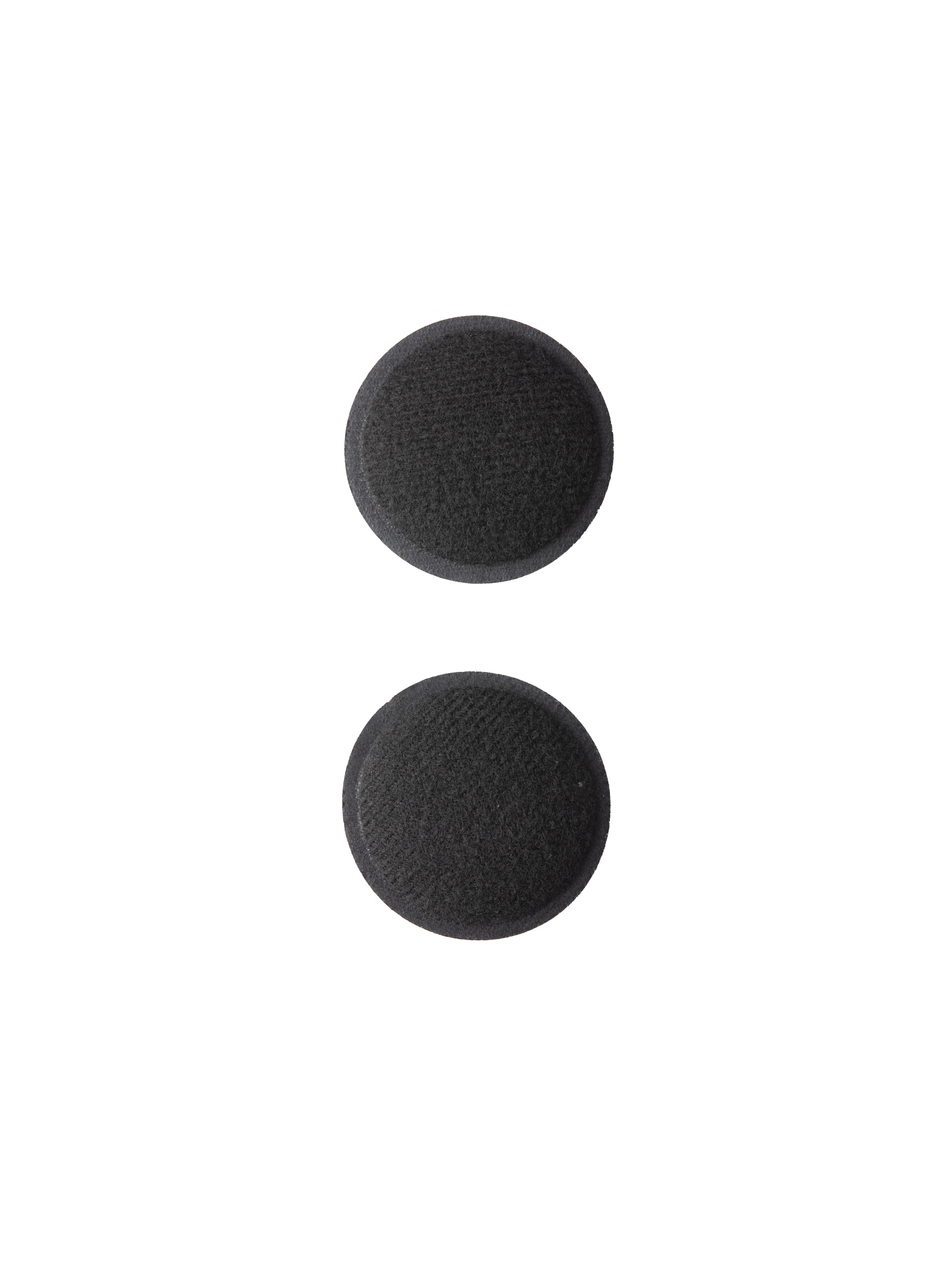 Alpinestars S-M7 Ear Pads Set, czarne wymienne wkładki wewnętrzne do kasku, okrągłe piankowe wyściółki z miękką tkaniną syntetyczną, przeznaczone do kasków motocrossowych S-M7, materiał odprowadzający wilgoć