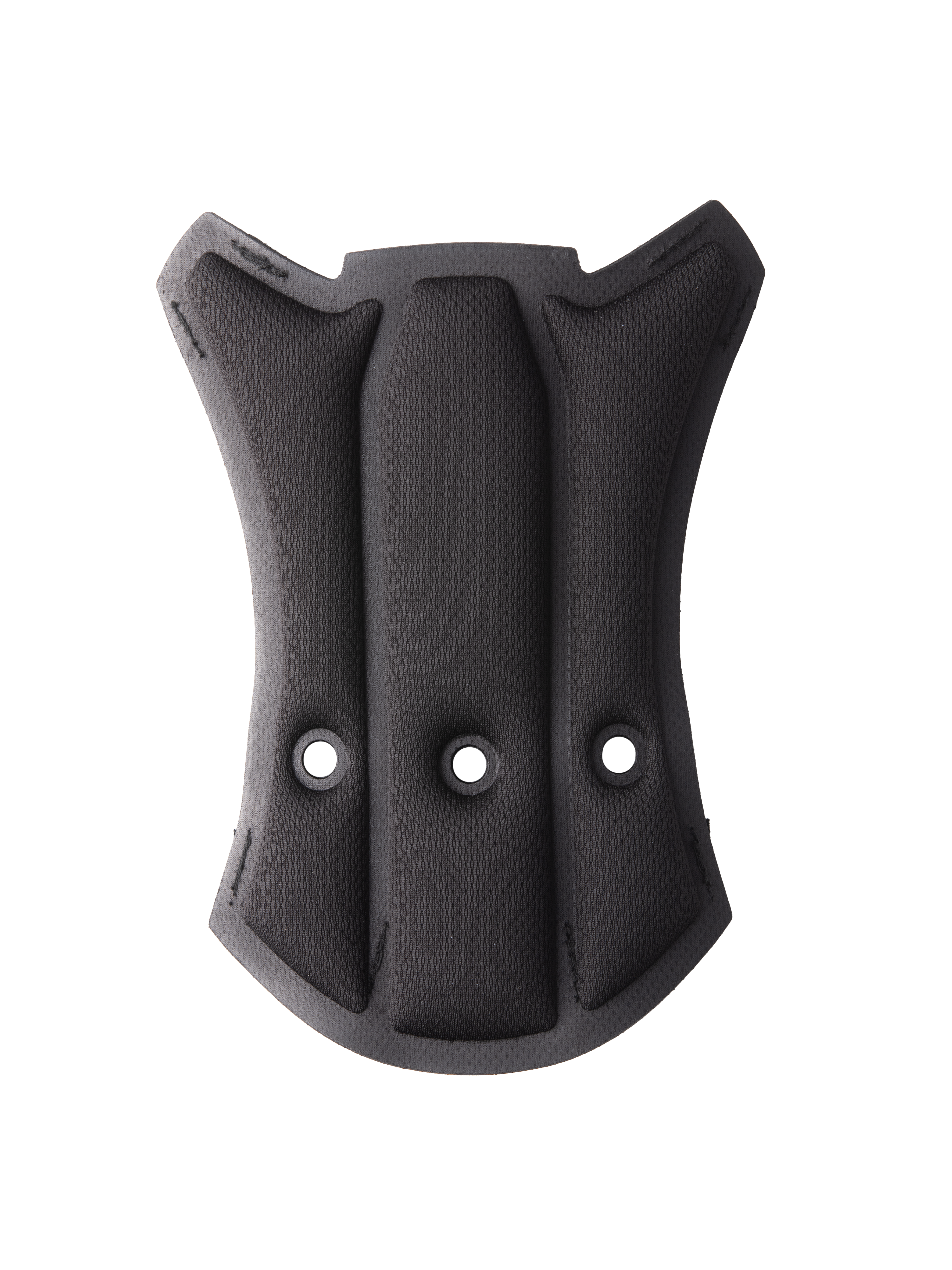 Alpinestars S-M7 Ear Pads Set, czarny zestaw wymiennych wkładek do uszu do kasku, z trzema otworami wentylacyjnymi i teksturowaną powierzchnią z siatki, ergonomiczny zakrzywiony kształt do kasków motocrossowych i off-road