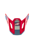 Wizjer Alpinestars S-M7 Beast Coast Edycja Limitowana, czerwono-niebieski z białym logo, część kasku motocrossowego.