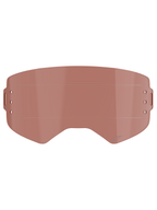 Alpinestars Supertech Wide Vision Roll-Off Lens, Goggle Accessory, Copper Rose tint, features horizontal glide lines and side mounting points, impact-resistant polycarbonate for motocross and off-road use.