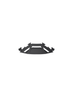 Alpinestars Supertech Nose Guard Replacement, Motocross Goggle Accessory, Black, Durable Plastic Construction