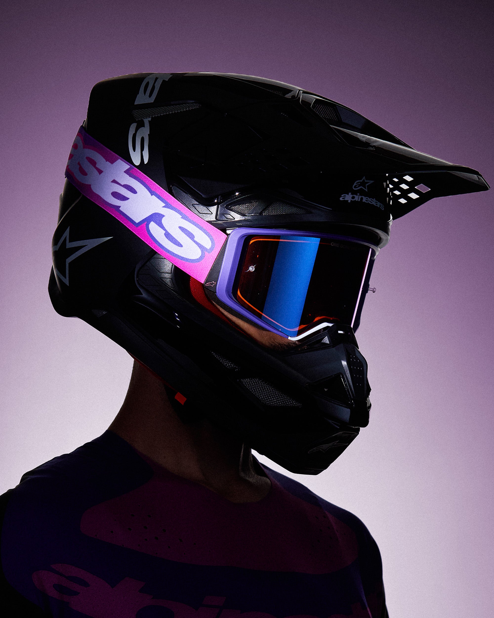 Vision 8 Wordmark Roll Off - MX Goggles | Alpinestars®