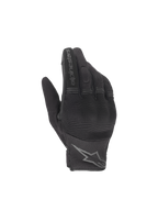 Alpinestars Copper, czarne miejskie rękawice motocyklowe, twarda ochrona kostek, przewiewna tekstylna siateczka