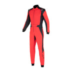 Alpinestars GP Pro Comp V2 Suit - FIA, men's auto racing suit, red and black, FIA certified, lightweight multi-layer construction with breathable aramidic base knit lining and silicone grip technology