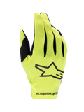 Alpinestars Rękawice Radar 2025, męskie rękawice motocrossowe, żółty fluo i czarny, jednowarstwowy design do jazdy off-road.
