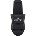 Alpinestars Nucleon KR-TB Tailbone Protector, czarny ochraniacz kości ogonowej, motocyklowe wyposażenie ochronne z heksagonalną teksturą powierzchni, trójdzielna profilowana konstrukcja z białym logo, regulowany pasek mocujący zapewniający ochronę kości ogonowej