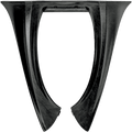 Alpinestars BNS Tech Carbon Neck Support, czarny kołnierz ochronny motocross, konstrukcja z polimeru węglowego, kształt litery U zapewniający integralność strukturalną i rozpraszanie energii, lekki ergonomiczny sprzęt ochronny do jazdy terenowej
