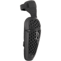 Alpinestars Youth Bionic Plus Elbow Protector, młodzieżowy ochraniacz na łokieć, czarny, zewnętrzna skorupa ze wzorem plastra miodu z białym logo Astar, system zapięć na podwójny pasek, ergonomiczna ochrona motocrossowa i off-road